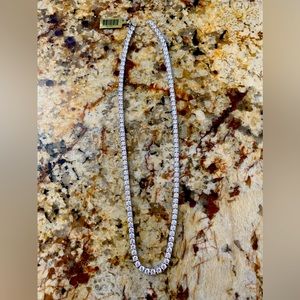 Brand New Polished Custom 18-inch Tennis Necklace! 🤩💎 **Limited Offer**